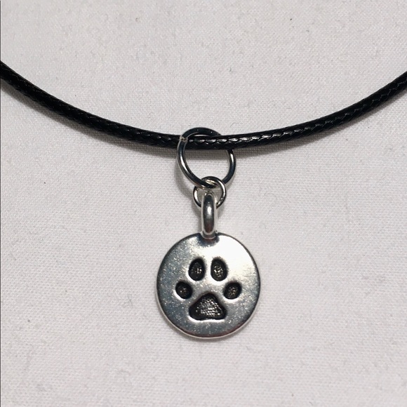 Hand Crafted Jewelry - Hand Crafted Paw Print Necklace